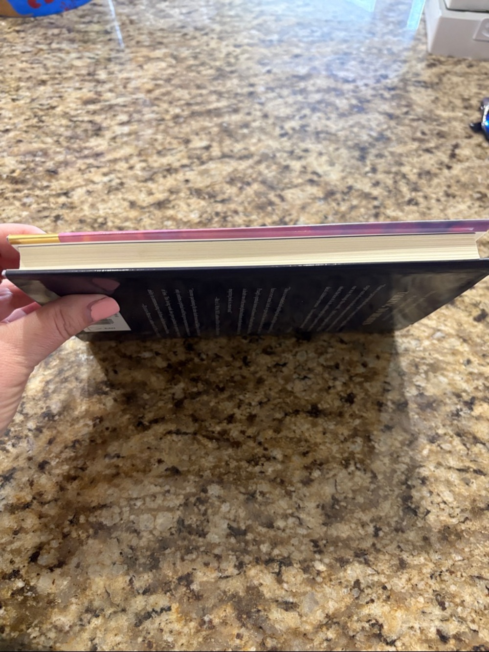 Reaching to Heaven - Pink & Gold Decorative Book - Picture 5 of 6